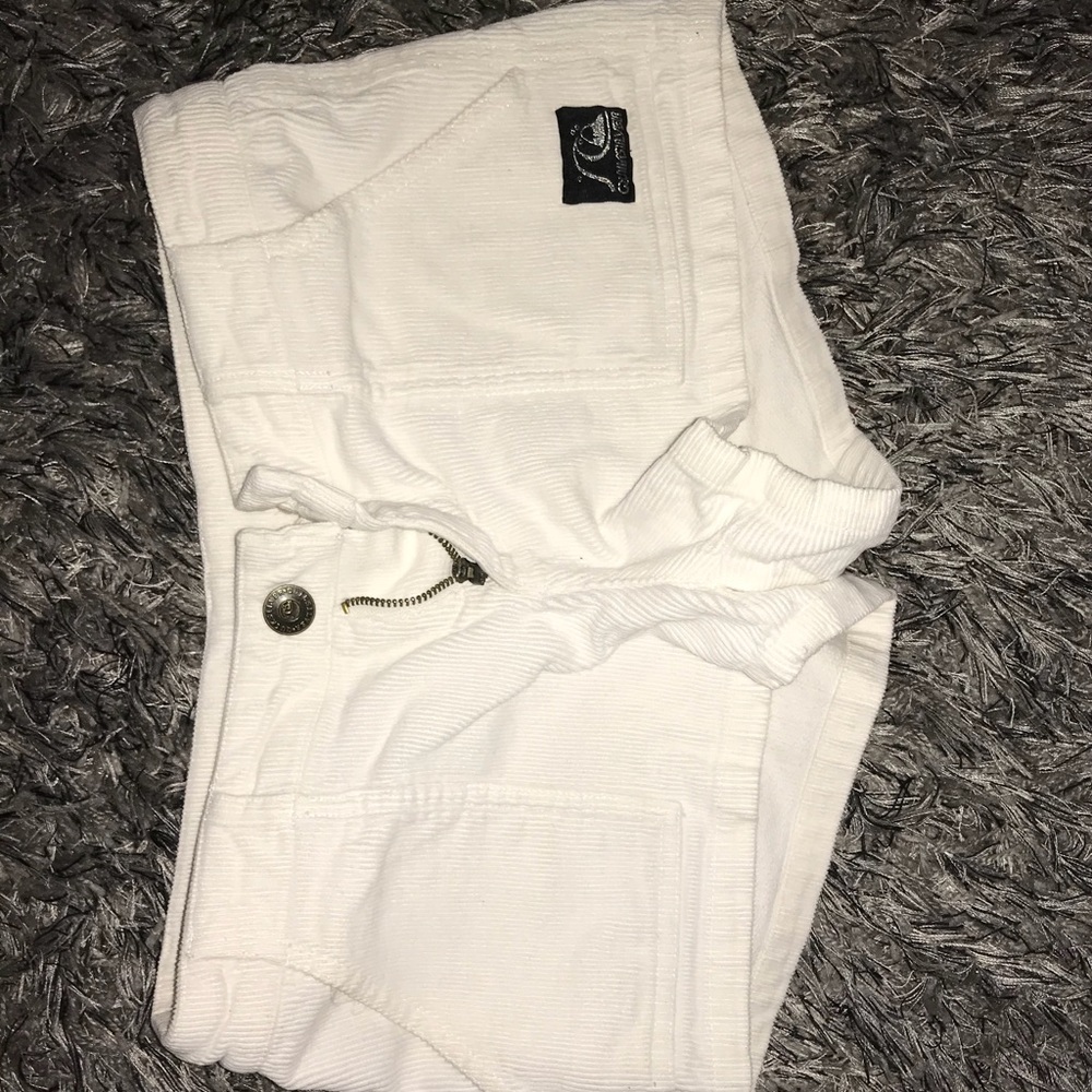 White shorts